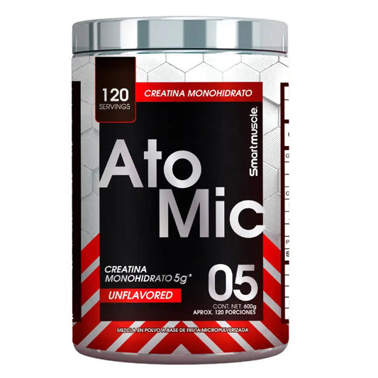 Atomic Creatina Monohidrato 600 g | 60 servicios