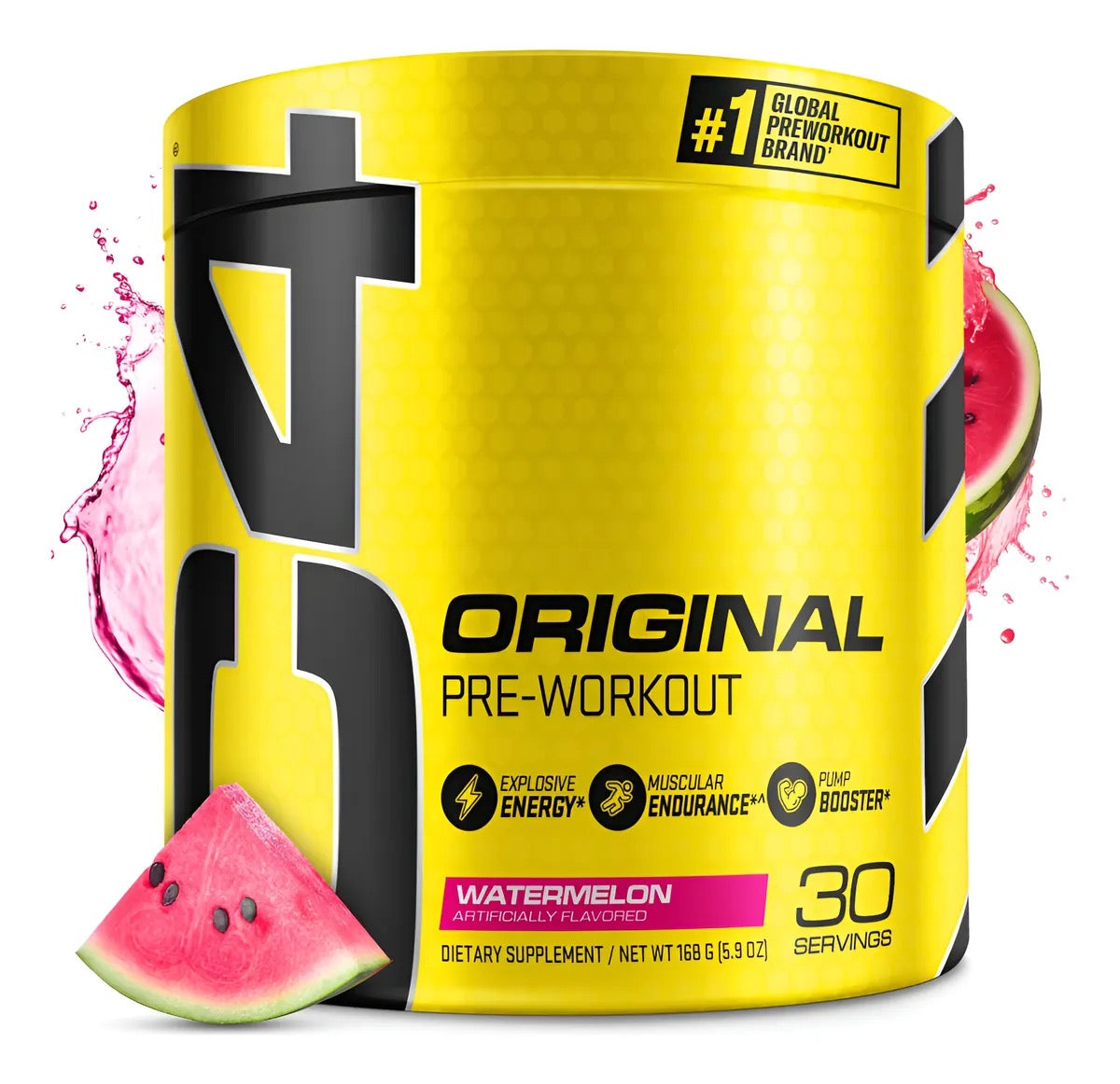 Cellucor C4 Original – Pre Entrenamiento Energético Sin Azúcar Sabor Sandía (30 Porciones)
